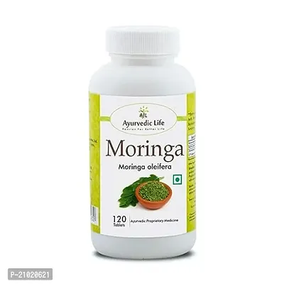 Essential Moringa Leaf Extract Tablets 500Mg Tablets, Grey, 120 Count