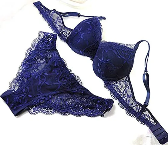 Fancy Embroidered Lingerie Set