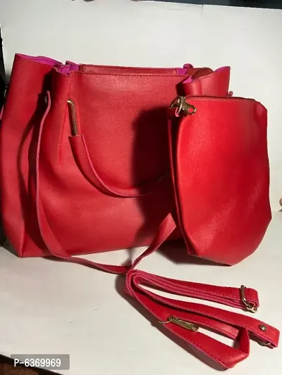 Ladies Handbag with sling bag-thumb0
