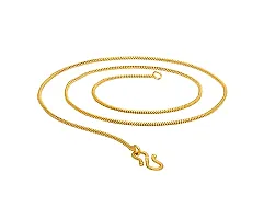 One Gram Gold Plated Rope chain Jewellery for Men, boys  Girls 24 Inch Gold Plated Alloy chain-thumb1