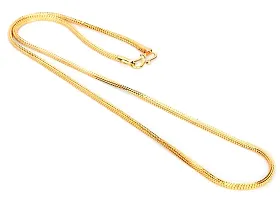 Trendy Gold Plated 22 Inch Long Daily Wear Chain For Women-thumb1