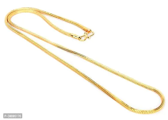 Trendy Gold Plated 22 Inch Long Daily Wear Chain For Women-thumb2