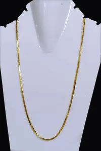 Trendy Gold Plated 22 Inch Long Daily Wear Chain For Women-thumb2