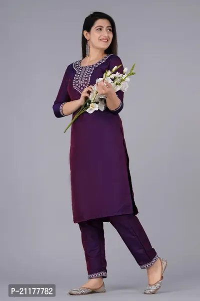 Stylish Fancy Designer Silk Kurta With Bottom Wear Set For Women