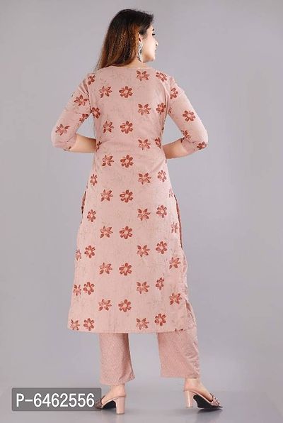 Cotton Printed Kurta With Pant Set-thumb2