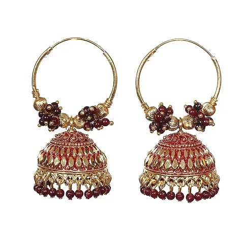 Women's Pearls Jumka Earring