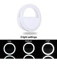 LED Circle Lights with Phone Holder for Selfie Camera Photography Makeup PACK OF 1-thumb2