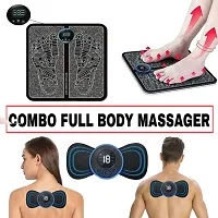 Foot Massager Pain Relief Wireless EMS Massage Mat Machine,Rechargeable Portable Folding Body Massager with 8 Mode/19 Levels for Legs,Body Foot,Neck,Arms,Hand Therapy Machine(pack of 1)-thumb1