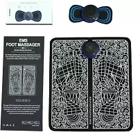 Foot Massager Pain Relief Wireless EMS Massage Mat Machine,Rechargeable Portable Folding Body Massager with 8 Mode/19 Levels for Legs,Body Foot,Neck,Arms,Hand Therapy Machine(pack of 1)-thumb3