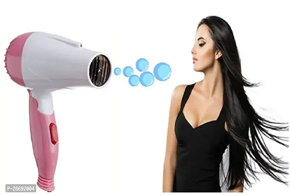 NV-1290 Foldable Pink Below 1500W Hair Dryer(pack of 1)-thumb3