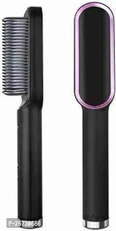 Hair Straightener Comb Brush For Men  Women, Hair Straightening and Smoothing Comb, Electric Hair Brush, Straightener Comb(pack of 1)-thumb0