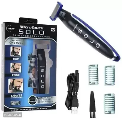 Micro Touch Solo Rechargeable Full Body Hair Trimmer Shaver and Groomer PACK OF 1-thumb0