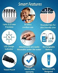 Hair Styling Shaving Machine for Men Beard Razor TRIMMER PACK  OF 1-thumb3