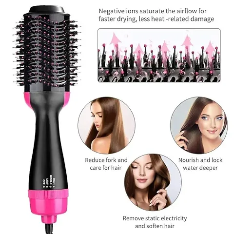 MAHAVEER Professional One Step Hair Dryer and Volumizer,Hot Air Blow Brush for Women,One Step Styler,All Hair Types One Step Hair Dryer and Volumizer(Multicolor Pack of 1)