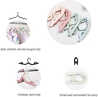 Travel Hangers - Portable Folding Clothes Hangers Travel Accessories Foldable(pack of 1)-thumb3