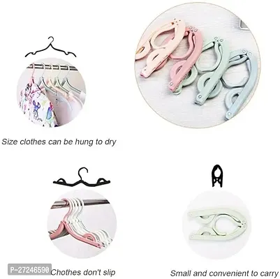 Travel Hangers - Portable Folding Clothes Hangers Travel Accessories Foldable(pack of 1)-thumb4