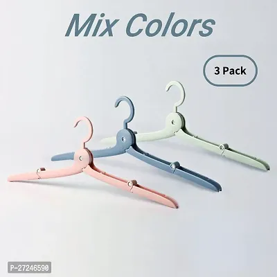 Travel Hangers - Portable Folding Clothes Hangers Travel Accessories Foldable(pack of 1)-thumb5
