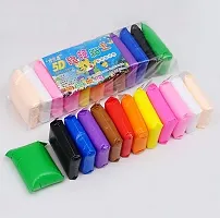 Clay 12 Color Set Light Clay Air Dry Polymer Plasticine Modelling Clay Super(pack of 1)-thumb2