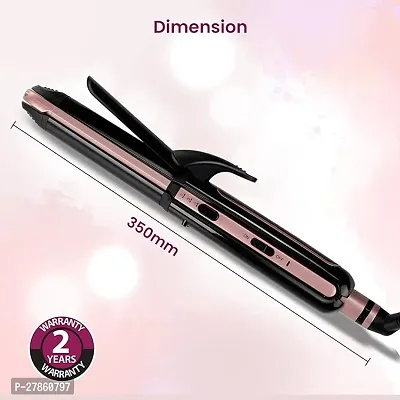 3-in1 Hair Styler - Straightener, Curler And Crimper, Multicolor PACK OF 1