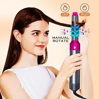5 in 1 Hot Air Styler Hair Dryer Curler in All Styling Tool for Curly Hair Hair Type,Negative Ion Comb PACK OF 1-thumb2