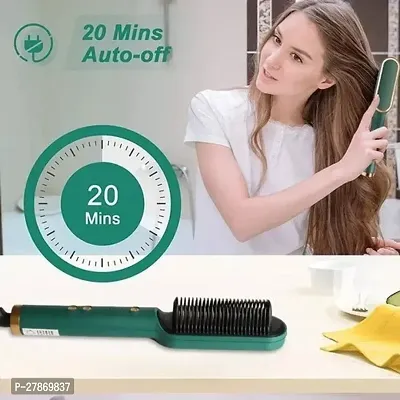 909B Hair Straightener Comb Brush for Women, Hair Styler Brush Hair Straightening Iron, Straightener Machine PACK OF 1-thumb4