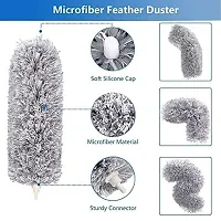 Microfiber Feather Duster Bendable  Extendable Fan Cleaning Duster(pack of 1)-thumb2