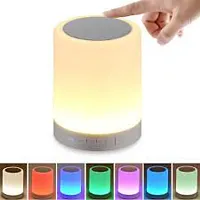 Portable Color Changing LED Touch Lamp Bluetooth Speaker Smart Music Light(PACK OF 1)-thumb2