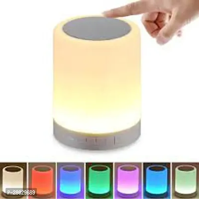 Portable Color Changing LED Touch Lamp Bluetooth Speaker Smart Music Light(PACK OF 1)-thumb3