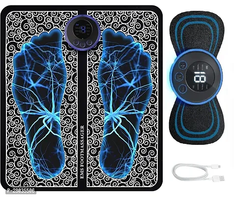 FOOT Massager Mat, with Cervical mini Massager Combo Set#(PACK OF 1)-thumb0