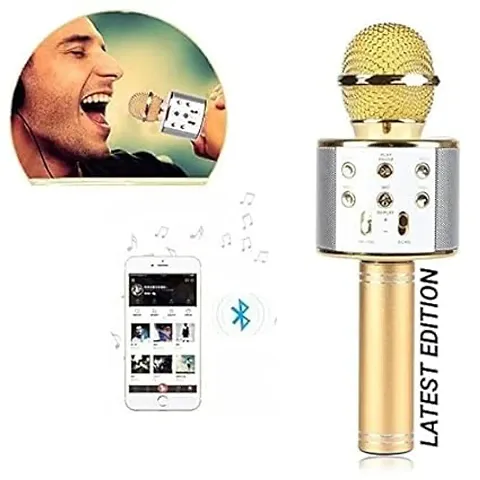 Lapras WS-858 Bluetooth Wireless Karaoke Mic Handheld Microphone Bluetooth Speaker