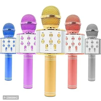 Bluetooth Ws-858 Wireless Connection Mic Karaoke Bluetooth PACK OF 1-thumb2