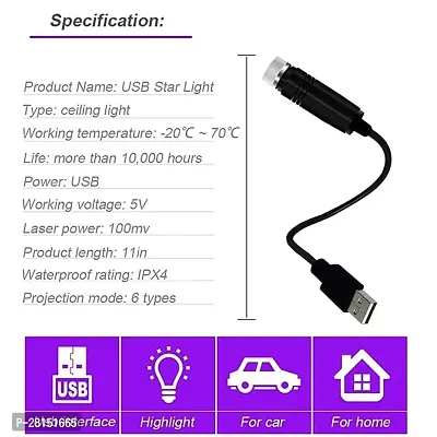 Flexible USB Cable Interior Car Night LED Light - Pack Of 1-thumb4