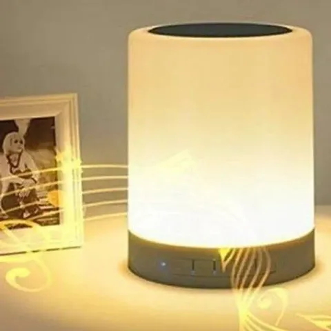 Touch Lamp Speaker with Portable Bluetooth  HiFi Speaker