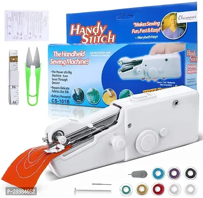 Mini Sewing Machine Handheld Handy Stitch Machine Portable Manual Cordless(pack of 1)