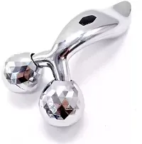 3D Roller Massager 360 Rotate Silver Thin Face Full Body-thumb2