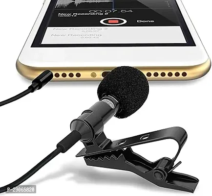Noise Cancellation Collar Mic Lectures Travel Videos Mike for Mobile Microphone(pack of 1)-thumb3