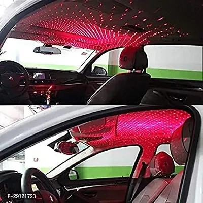 Car USB Ambient Star Light, Romantic Auto Roof Star Projector Lights usb Universal Fit All Cars