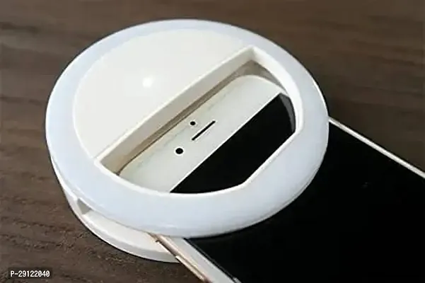 Selfie Ring Light for Mobile | Selfie Ring Light | 3 Way Led Flash White Light for All Smartphones(pack of 1)-thumb0
