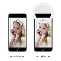 Selfie Ring Light for Mobile | Selfie Ring Light | 3 Way Led Flash White Light for All Smartphones(pack of 1)-thumb3