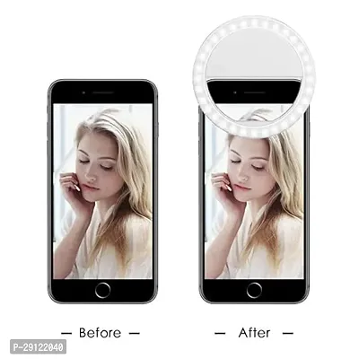 Selfie Ring Light for Mobile | Selfie Ring Light | 3 Way Led Flash White Light for All Smartphones(pack of 1)-thumb4