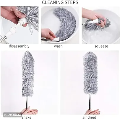 Micro Fiber 100CM STAINLESS STELL Fan Cleaning Duster Mop -Wet And Dry Duster Wet and Dry Duster(pack of 1)-thumb2