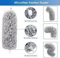 Foldable Microfiber Fan Cleaning Duster Steel Body Flexible Fan mop for Quick and Easy Cleaning of Home(pack of 1)-thumb1