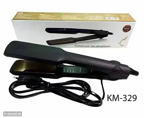 Kemei KM 329 Ceramic Professional Electric Hair Straightener ( PACK OF 1 )-thumb0