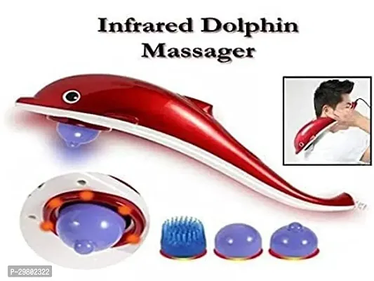 Dolphin Handheld Body Massager for Pain Relief with Powerful Vibration(pack of 1)-thumb2