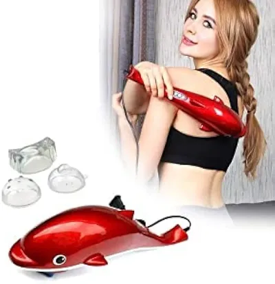 AASTIK Dolphin Handheld Body Massager for Pain Relief with Powerful Vibration Full Body and Muscle Relax