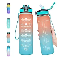 Motivational Water Bottle Time Marker 1 Ltr Pack of 1-thumb2