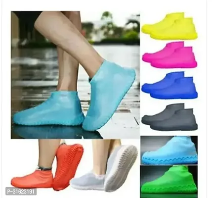 Reusable Silicone Cover Shoes Rain Boots for Men, Women, Kids |Overshoes-thumb3