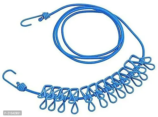 12 Clips Rope for Drying Clothes Pack of 1-thumb0