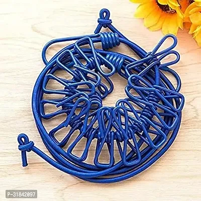 12 Clips Rope for Drying Clothes Pack of 1-thumb0