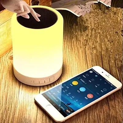 Attractive Portable LED Touch Lamp Wireless Bluetooth Speakers